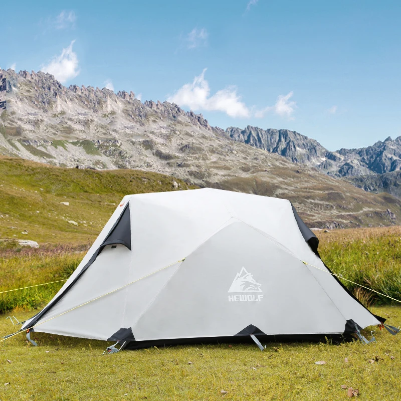 

Double Layer Waterproof Breathable Hiking Tent 2 Man Tent waterproof Family foldable tents camping outdoor
