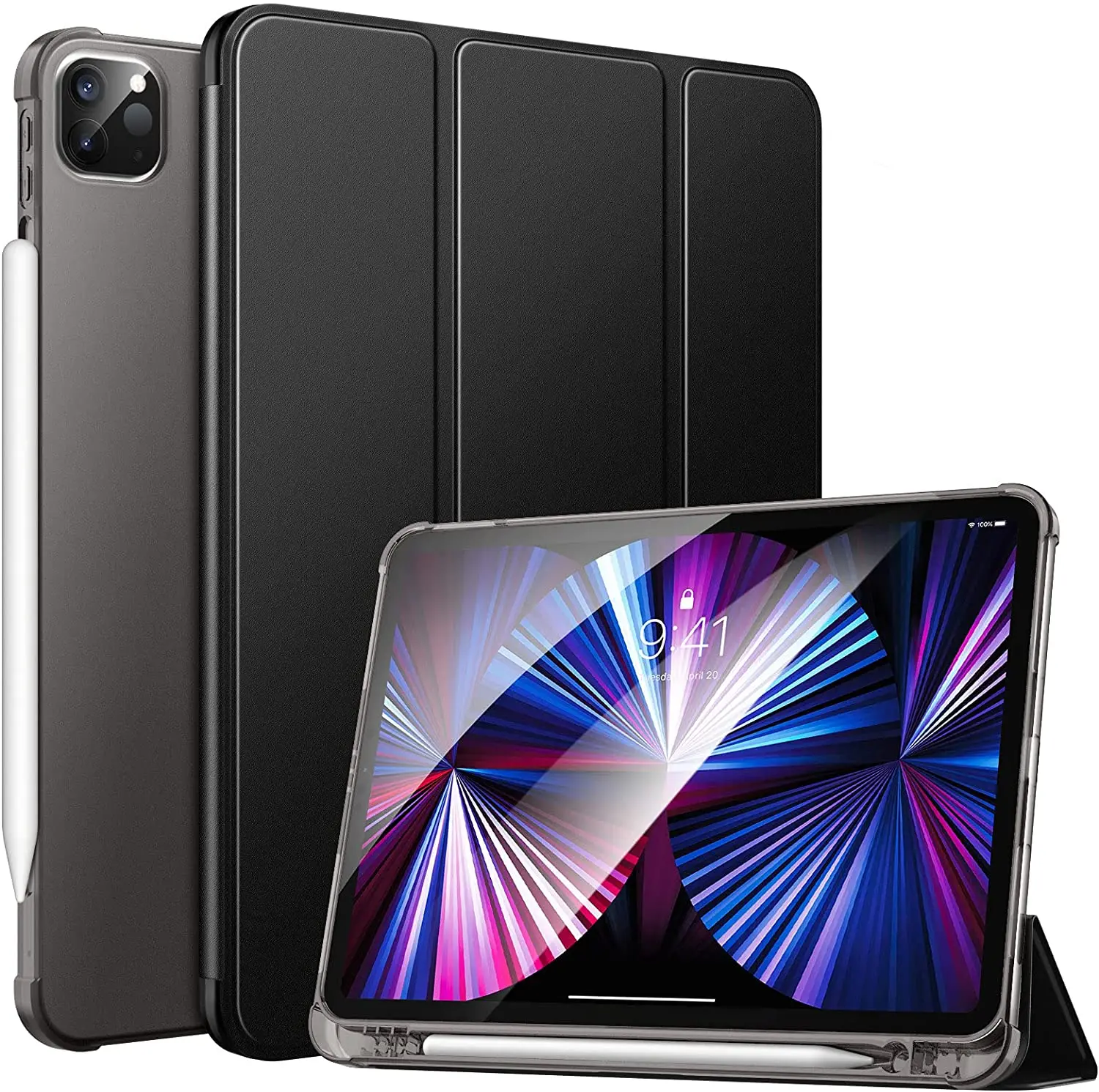 

Factory Direct Light Weight Case with TPU Translucent Back Smart Magnetic Front Cover for iPad Pro 11 inch