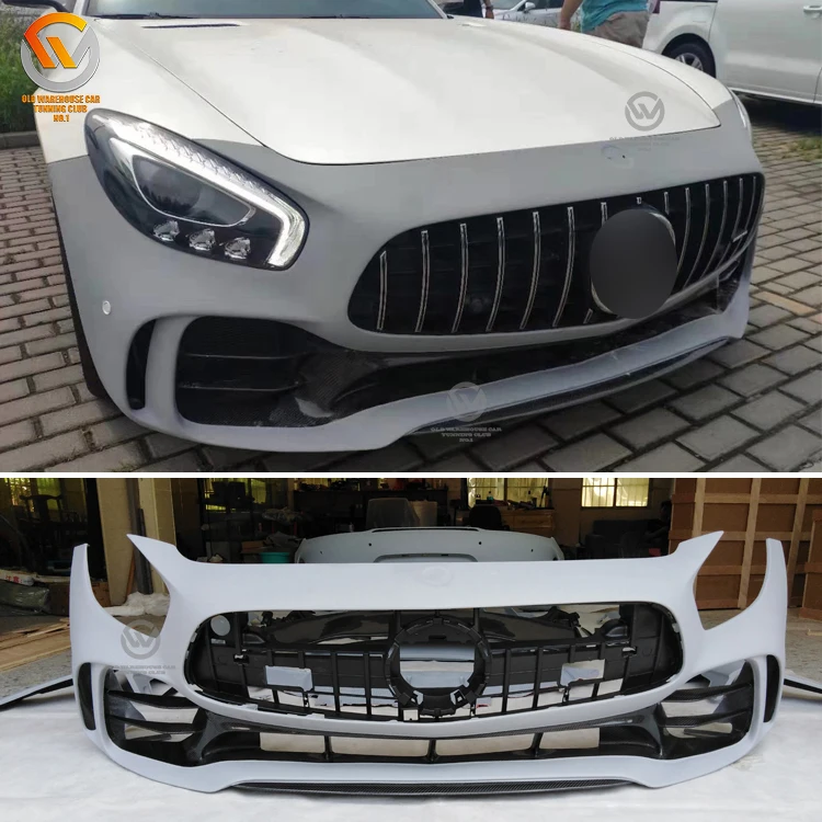 Gt R Body Kit Car Front Bumper Rear Bumper Spoiler For Mercedesbenz