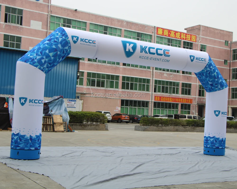 KCCE custmozied arch support inflatable advertising arch full color printing with high quality