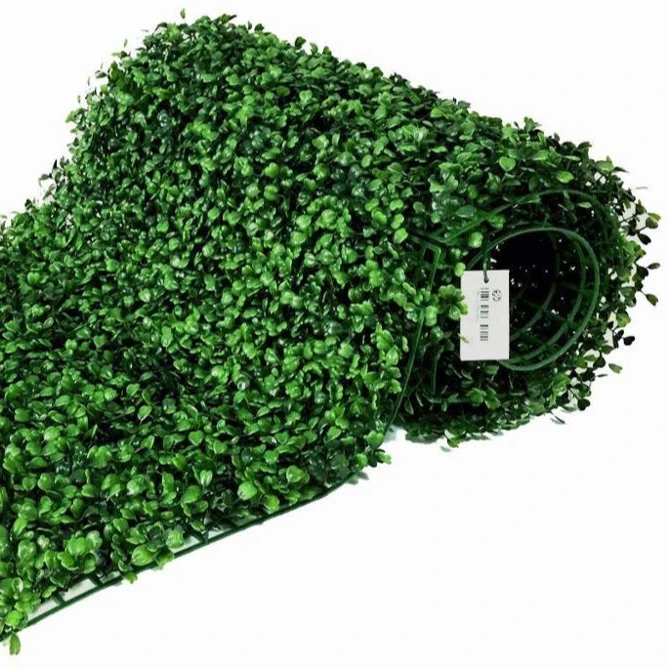 

grass panels artificial plant wall green hedge