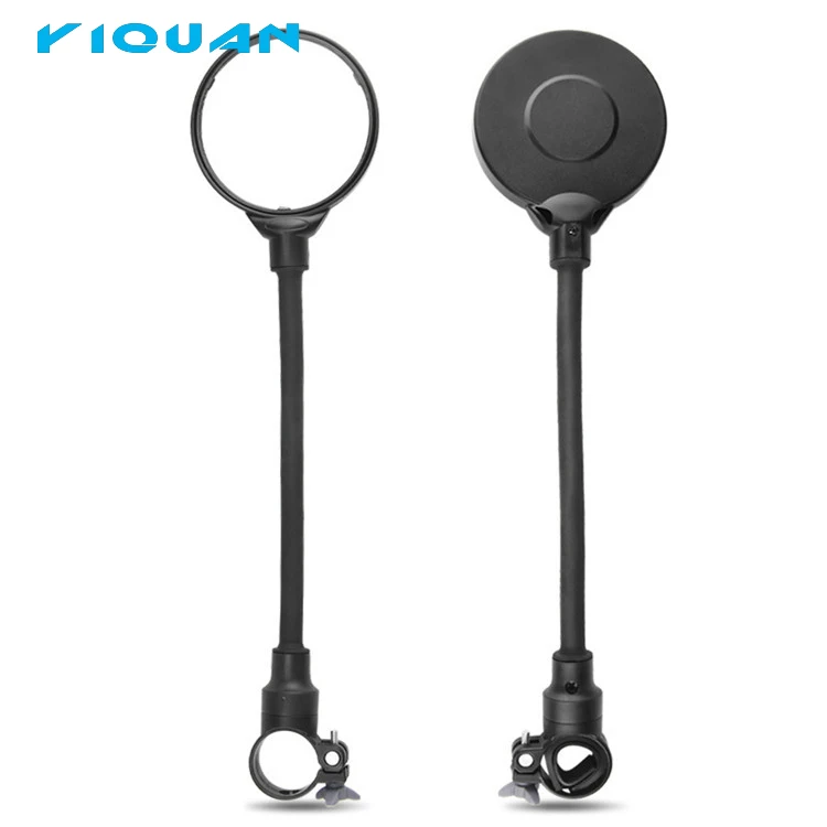 

Hot sell practical convenient ABS plastic bike rearview mirror,bicycle adjustable hose rearview mirror, As shown
