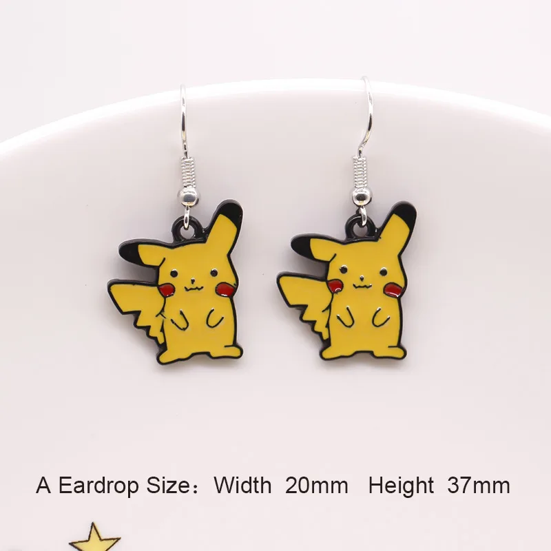 

Xiuhong eardrop Cartoon Anime Naruto Pikachu Feifei Fashion Creative Personality Alloy Stud Earrings Jewelry Gifts