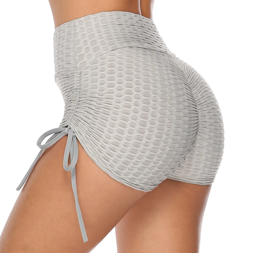 

Women's High Waisted Workout Gym Butt Lifting Booty Yoga Shorts
