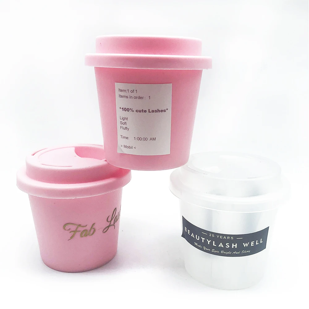 

NEW Lashes Box New Arrival 3D Mink eyelashes 25MM 5D Mink Eyelashes Lashes with Private Label Coffee Cup, Natural black