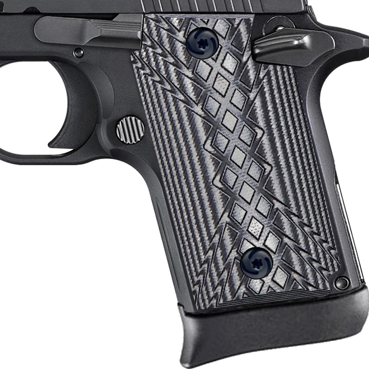 Sig Sauer Red Dot Sig Sauer P938 G10 Gun Grips With Crosshatch Texture