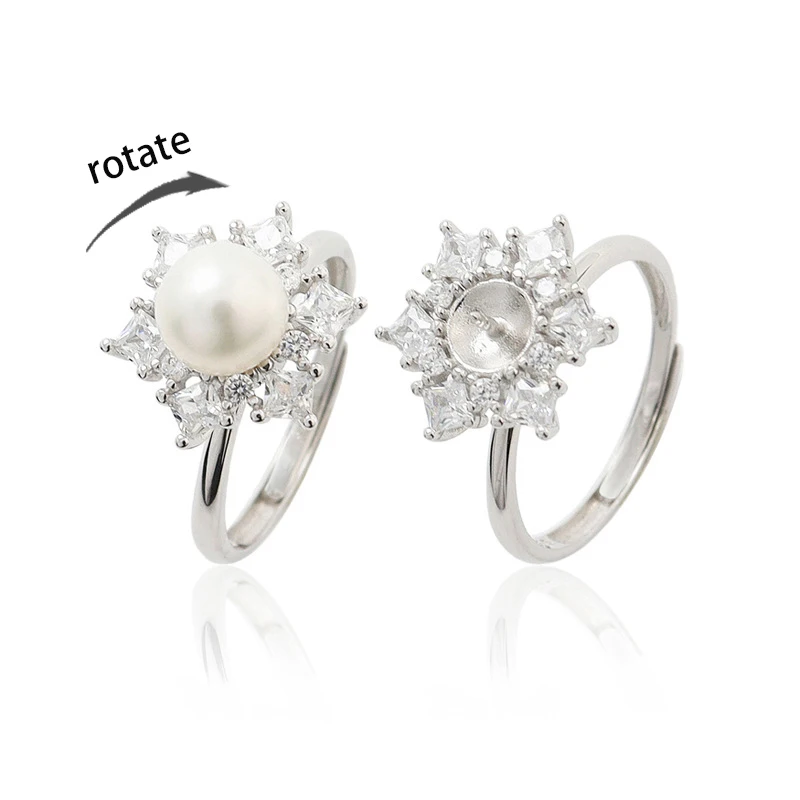 

Ready to Ship High End Rotate Freely Ring Anxiety Fidget Ring for Women