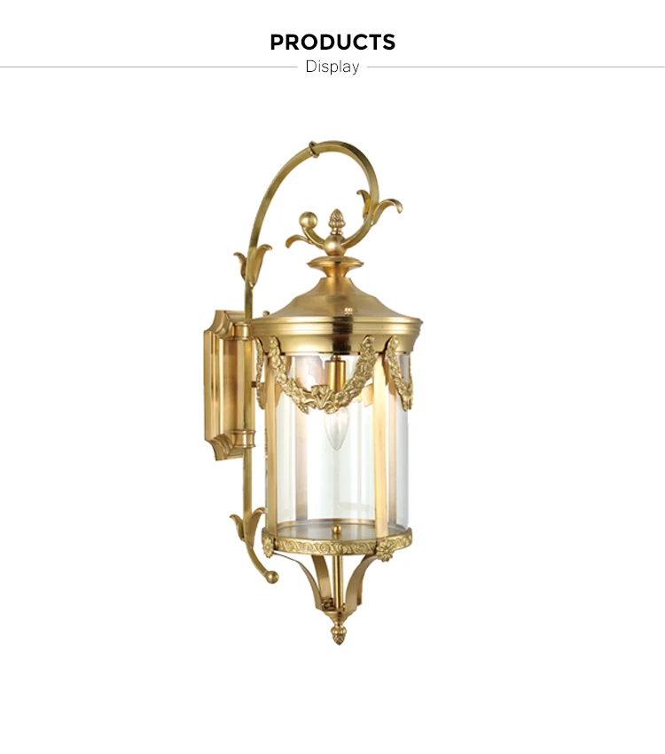 big glass wall bracket light