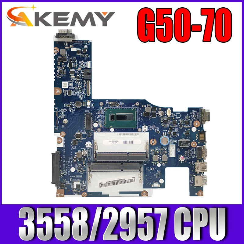 

ACLU1/ACLU2 NM-A272 mainboard for G50-70 G50-70m z50-70 laptop motherboard ( with 3558/2957 CPU ) DDR3L 100% fully tested