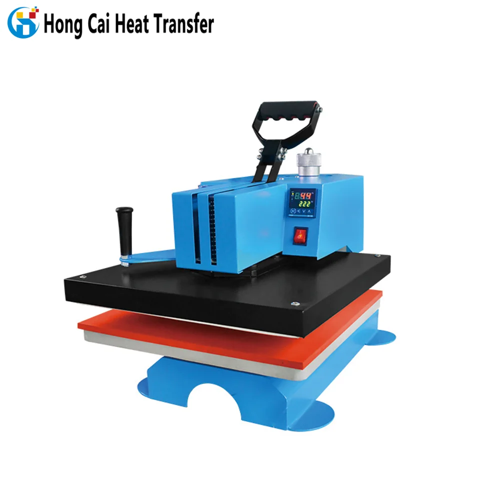 

Hongcai 40*60cm/38*38cm heat press machine sublimation paper t-shirt print transfer multifunctional heat transfer machine