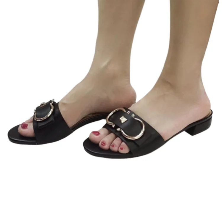 

high quality fashion slide slip on designer women sandals for lady