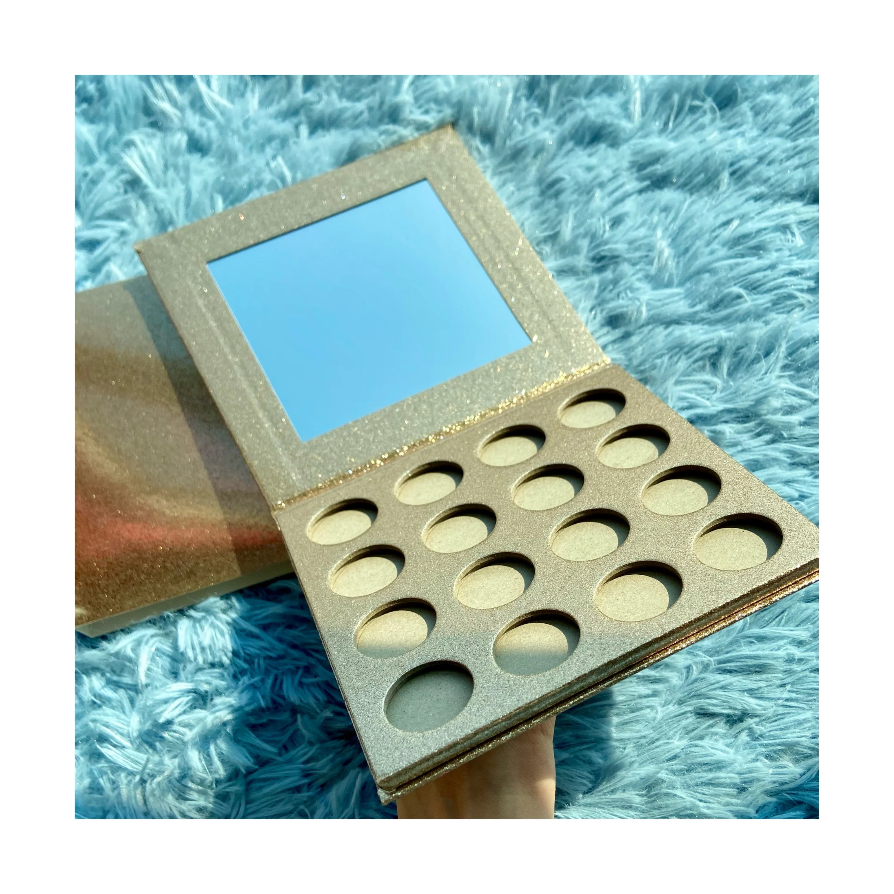 

Luxury packaging custom empty low moq choose your own shades OEM private label eyeshadow palette