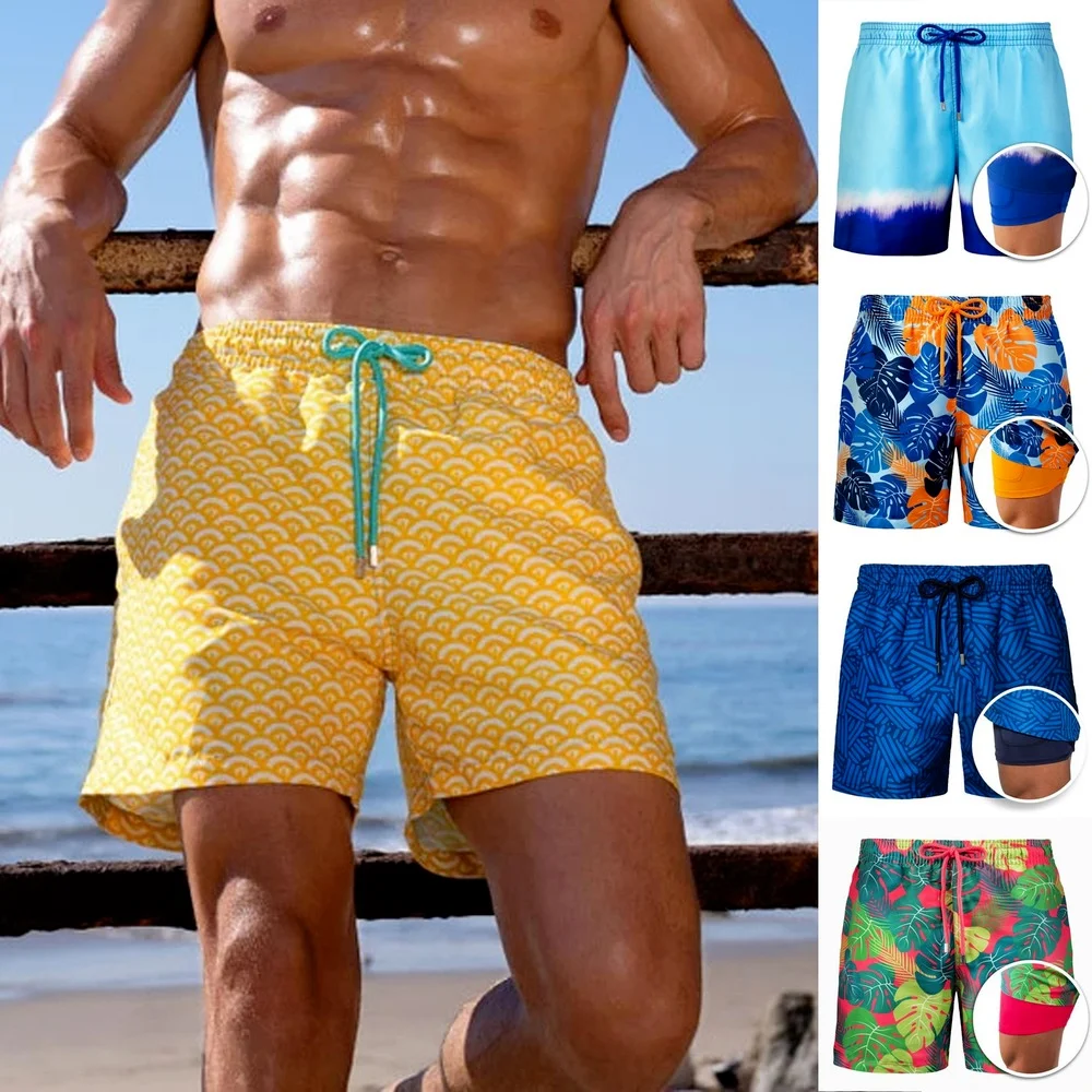 

Board Nets Shorts Men Beach Shorts Summer Holiday Swimming Shorts