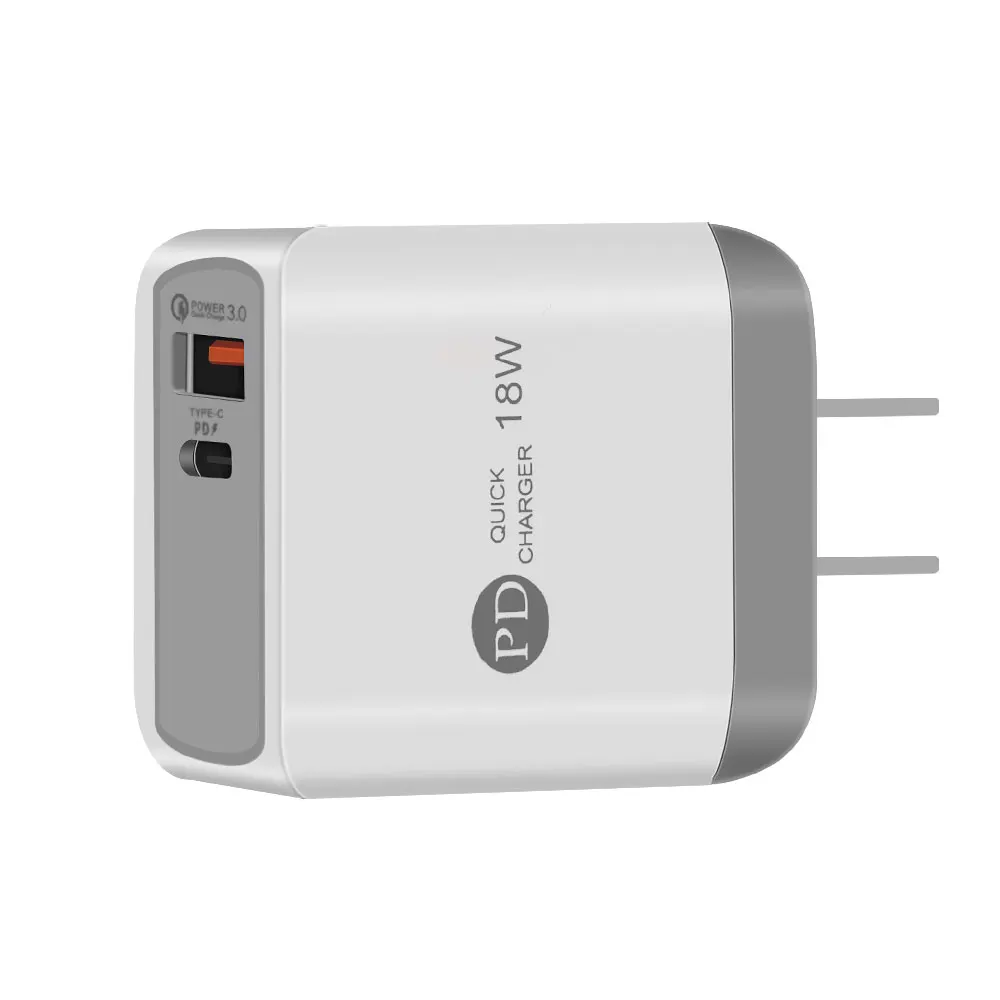 

Fast Charge Dual Port qc 3.0 pd charger Wall Charger For Iphone 13 pro max