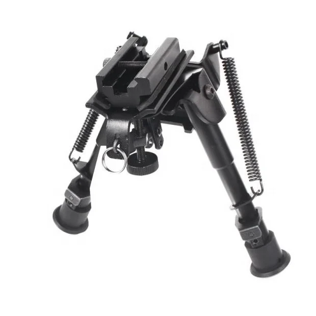 

Adjustable Spring Return 6-9 Inches Accessories Scope mount Tactical Rifle Tripod, Matte black
