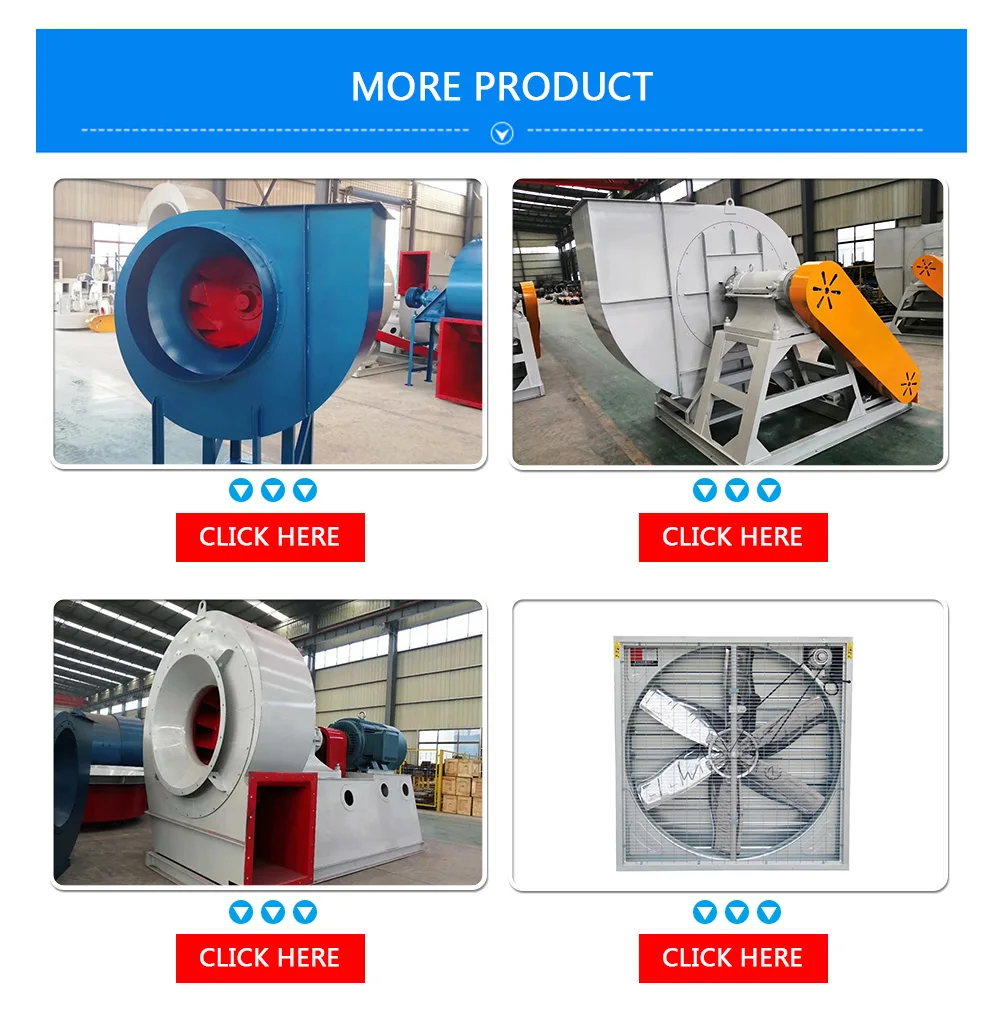 Industrial Dust Collector Impeller 3000 CFM Centrifugal Blower Fan