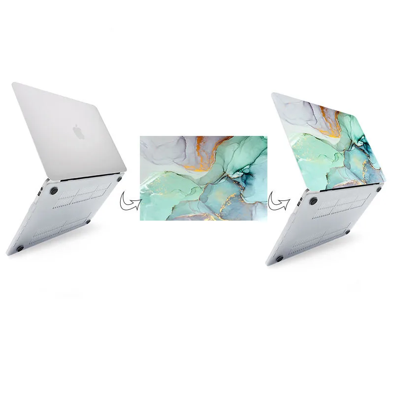 

drop shipping luxury laptop case for apple Macbook Air13 pattern computer case, Multi colors