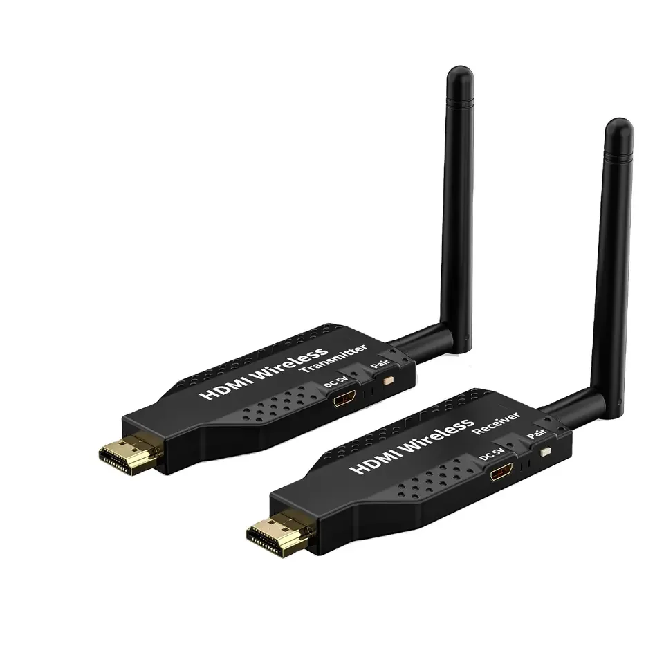 

164FT 1080P Plug and Play Transmission 50M Wireless Video HDMI Transmitter and Receiver extender Kit HD 5G Wifi for Laptop to TV