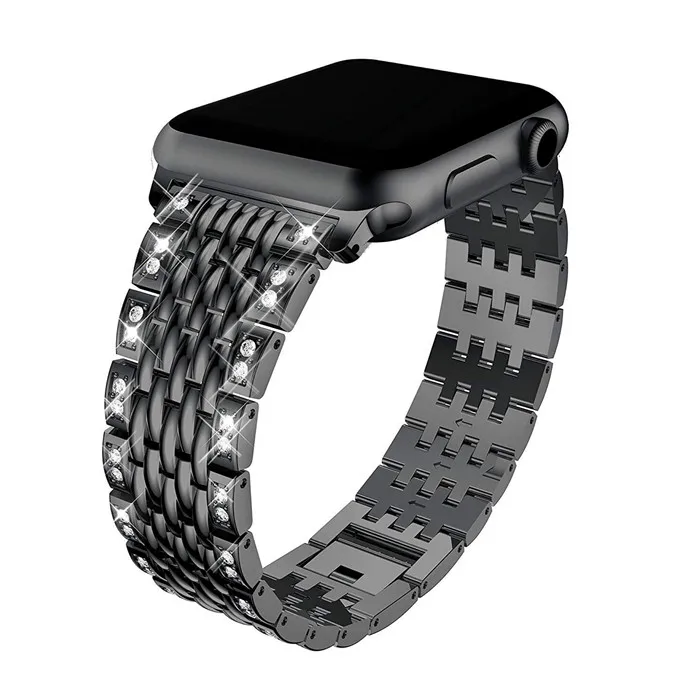 

Bulk Popular Modern Metal Stainless Steel Smart Watch Bands For Apple Wrist Strap Replacement 38MM 42MM