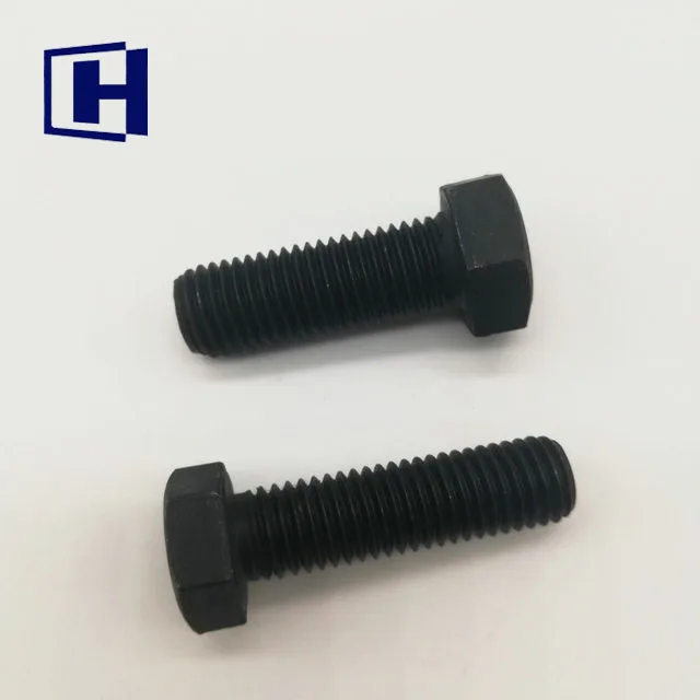 
Hex Head Screw Hex Head Bolt DIN931 DIN933 Grade 8.8 Black Hex Bolt and Nut M8 M10 M12 M16 M20 M24 