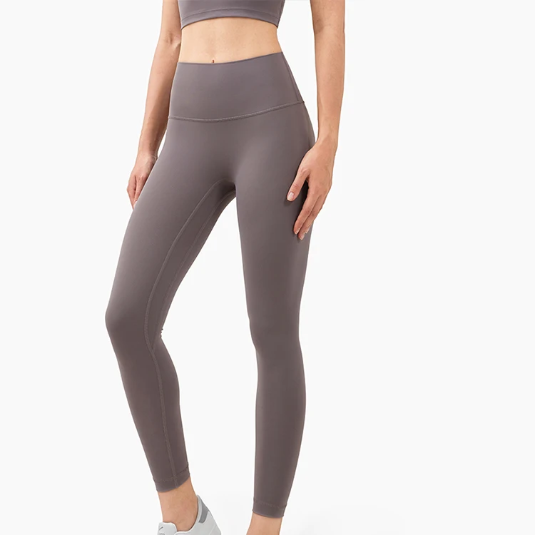 

2021 New Solid Color Fashion Sports Yoga Leggings High Waist Yoga Pants