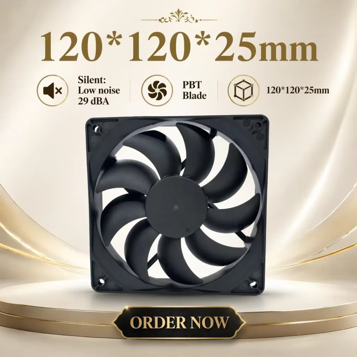 Axial Flow Fan, 12V, 120x120x25mm - detail 16