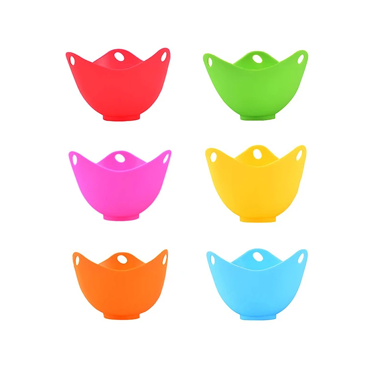 

Silicone Egg Poacher Cups Premium Silicone Poaching Pods Egg Poacher with Stand