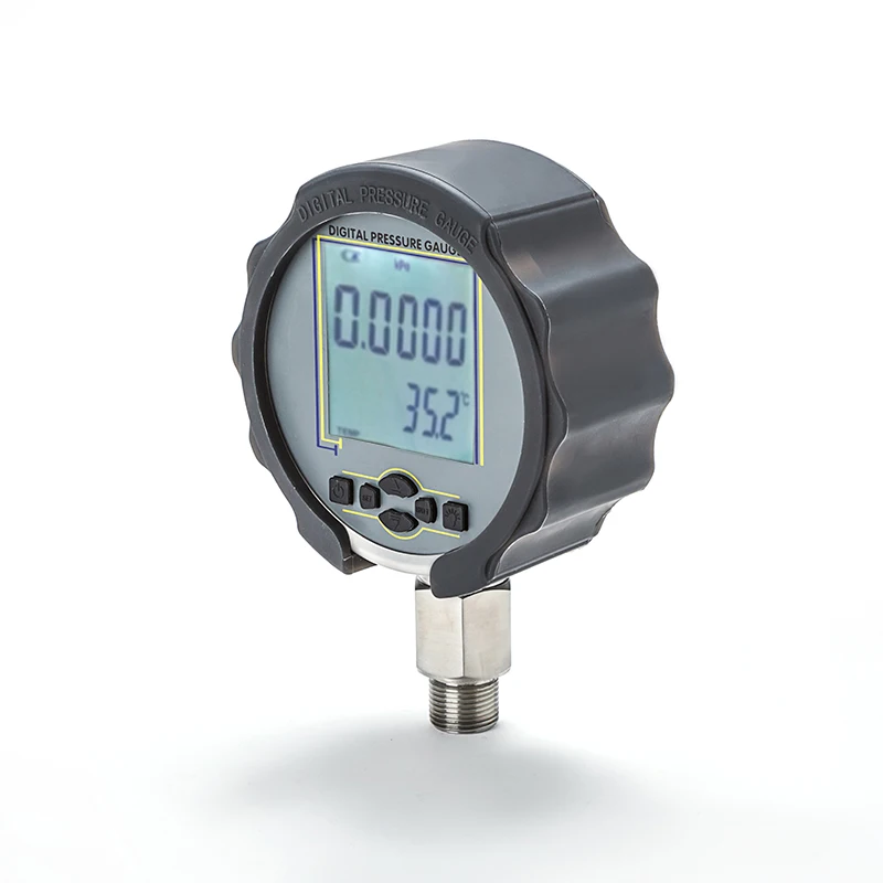 

MD-S210 LCD digital water oil air pressure gauge with temperature manufacture