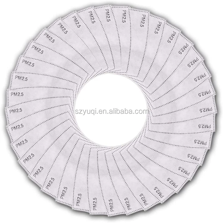 5 Layer Anti Dust Cotton Activated Carbon PM2.5 Filter