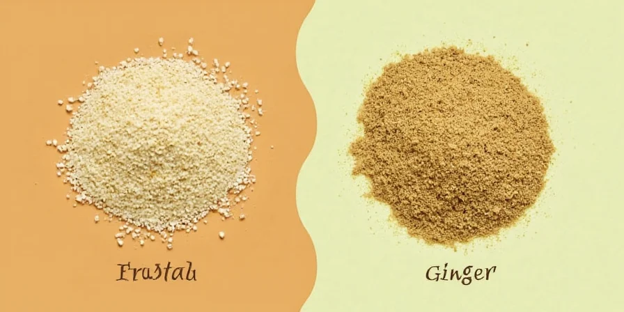 Spicy kitchen scene with various spices including ginger