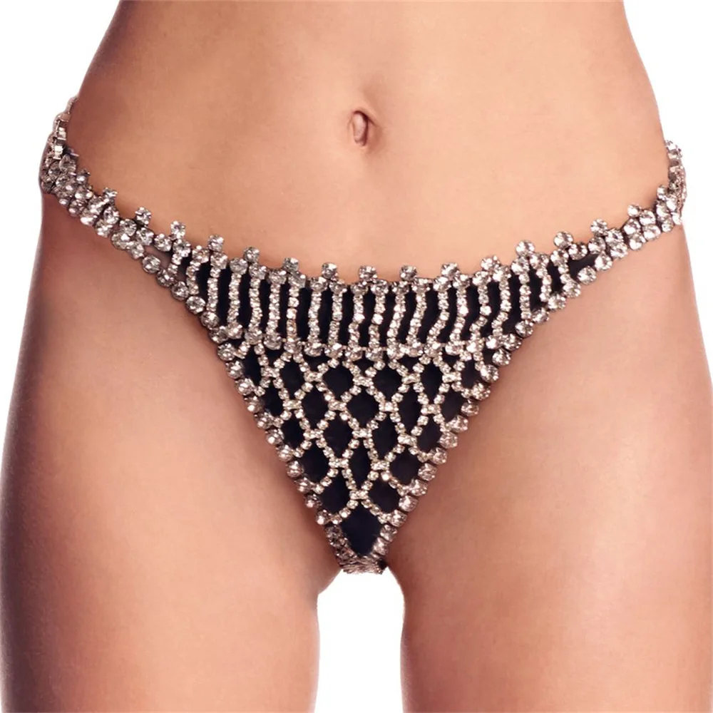 

Hot Sexy Shorts Belly Chain for Women Pants Rhinestone Summer Bikini Wholesale Body Chain