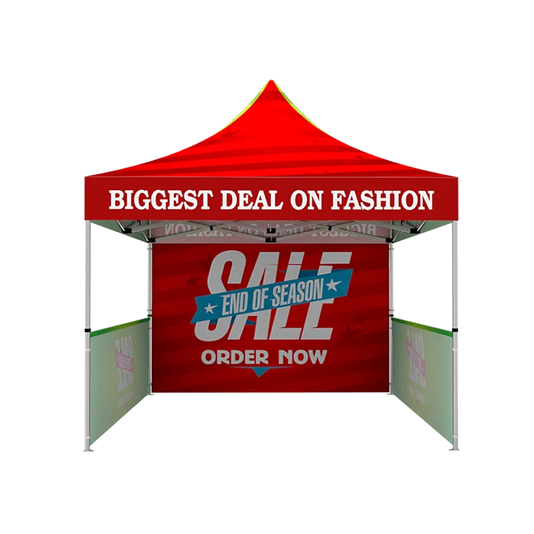

Free design Outdoor Advertising Folding tents for events Pop up Canopy Trade show Tent, Color printing cmyk