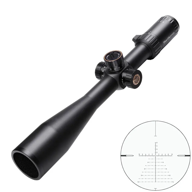 

WESTHUNTER HD 6-24X50 FFP Rifle Gun Scope First Focal Plane Optical Sights Hunting Riflescopes Optics Fits .308 .22 Ar15