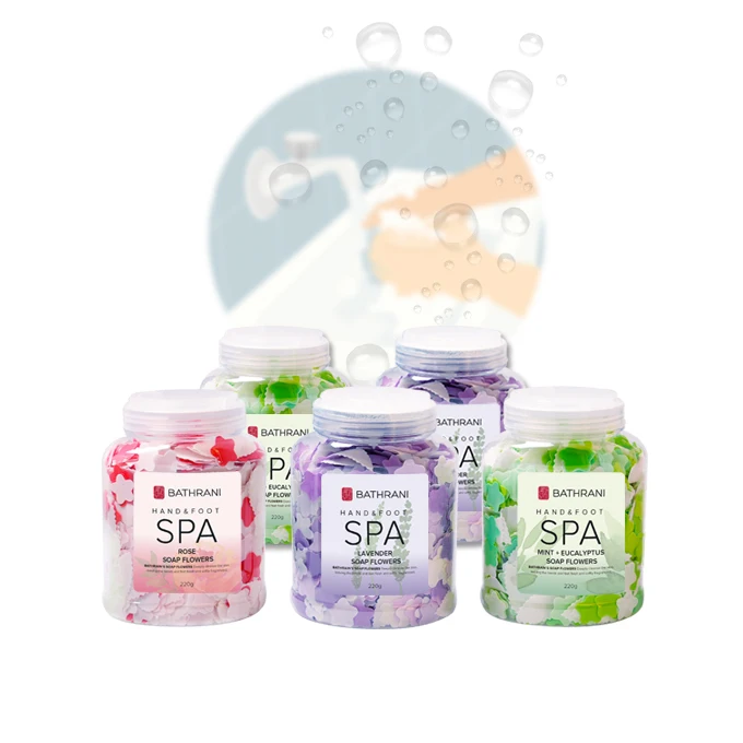 

Bath Confetti Mixed Flower and Leaves with Natural Essential Oil Custom Shaped Bath Soap