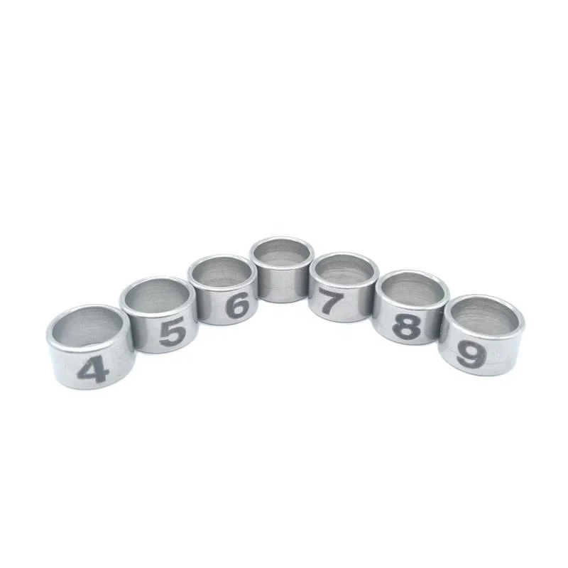 

High quality Stainless Steel bird bands pigeon rings poultry leg bands chicken rings All sizes Stainless Steel 316