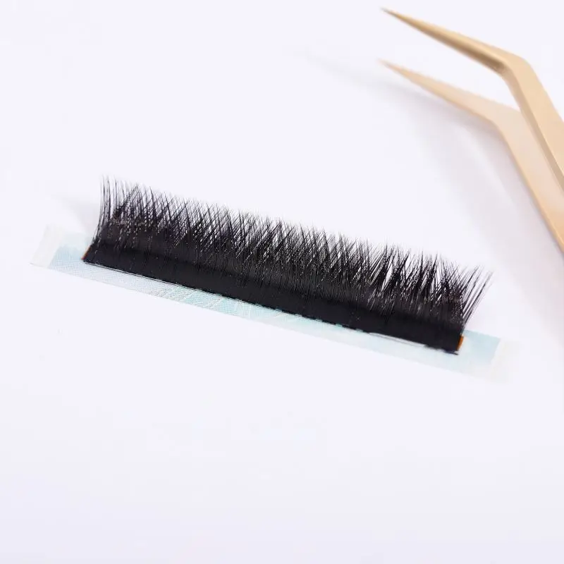 

Wholesale Private v Shape Fans False Eyelashes Double Tips v Shape Eyelash, Various colors