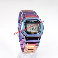 

2020 new resin material stainless steel watch bezel for G_shock watch case parts GW-M5610 5600 100% guaranteed none fade color