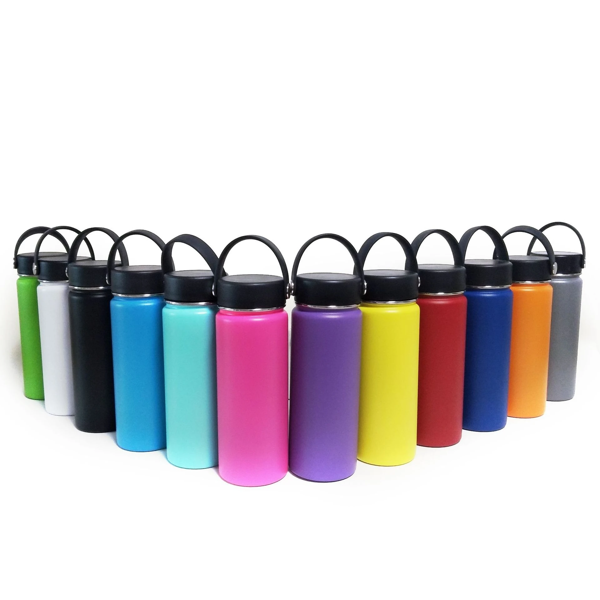 

amazon 18 oz 32 oz 40 oz hydro water bottle insulated vacuum flask stainless steel sport water bottle, Colors option or customized