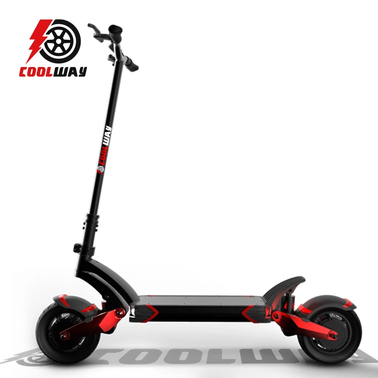 Dual 1000W zero 10x powerful motor 10inch 2 wheel off road tire CE fats folding electric kick scooter for adults