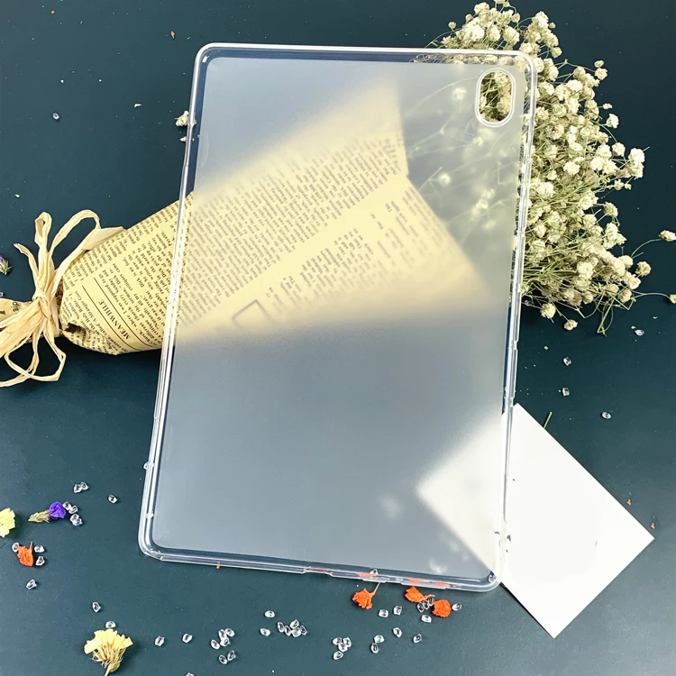 

New Matte Edge Transparent Clear Soft TPU Silicone Tablet Back Cover Case For Huawei M6 Mate Pad 10.8