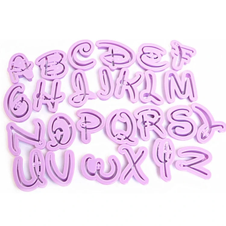 

Set of 36pcs DIY Letter Number Cake Mould Fondant Sugarcraft Cookie Plunger Cutter Mold Decorating Tools