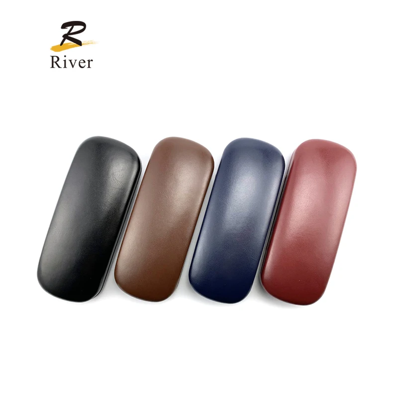

China custom logo eyeglasses case leather sun glasses case, Customized