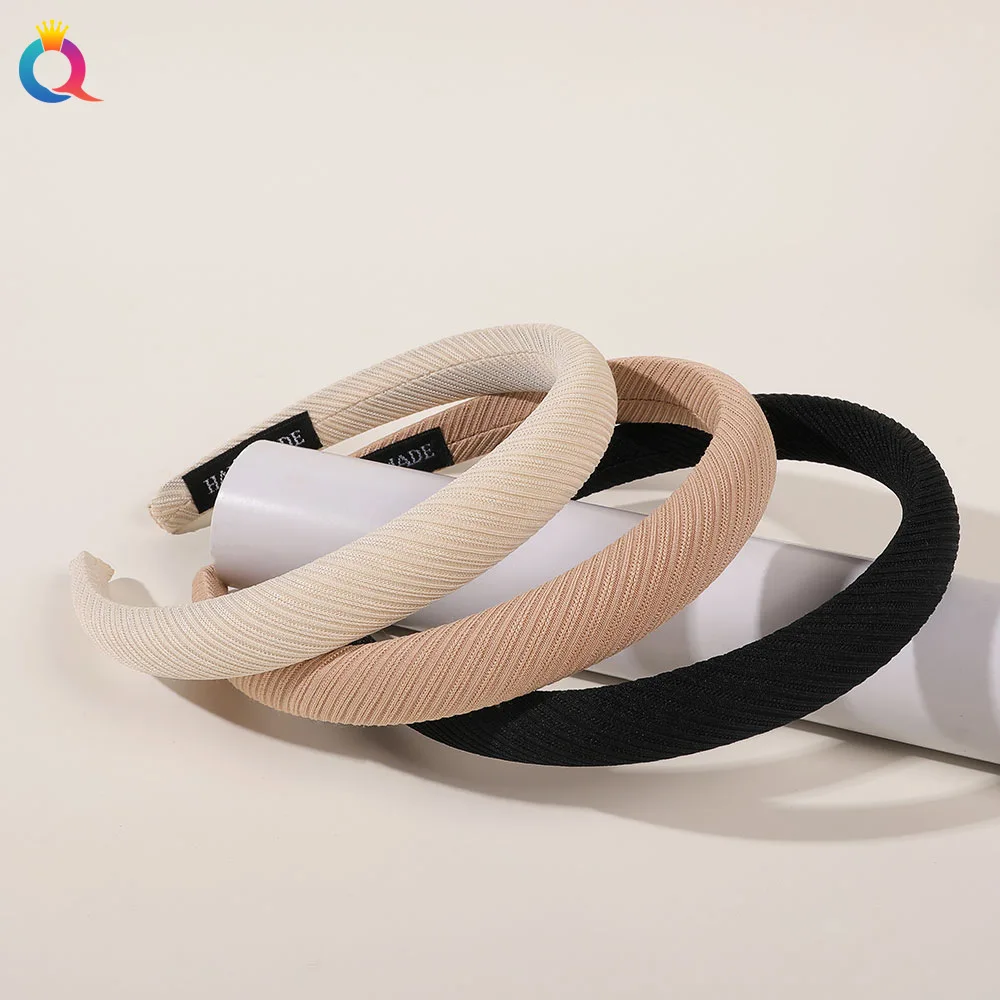 solid color non-slip headband woman hair band autumn headband