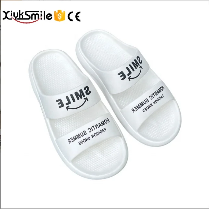 

Hot selling wholesale summer slippers can be customized comfortable soft can be worn letter women slippers shoes wholesale