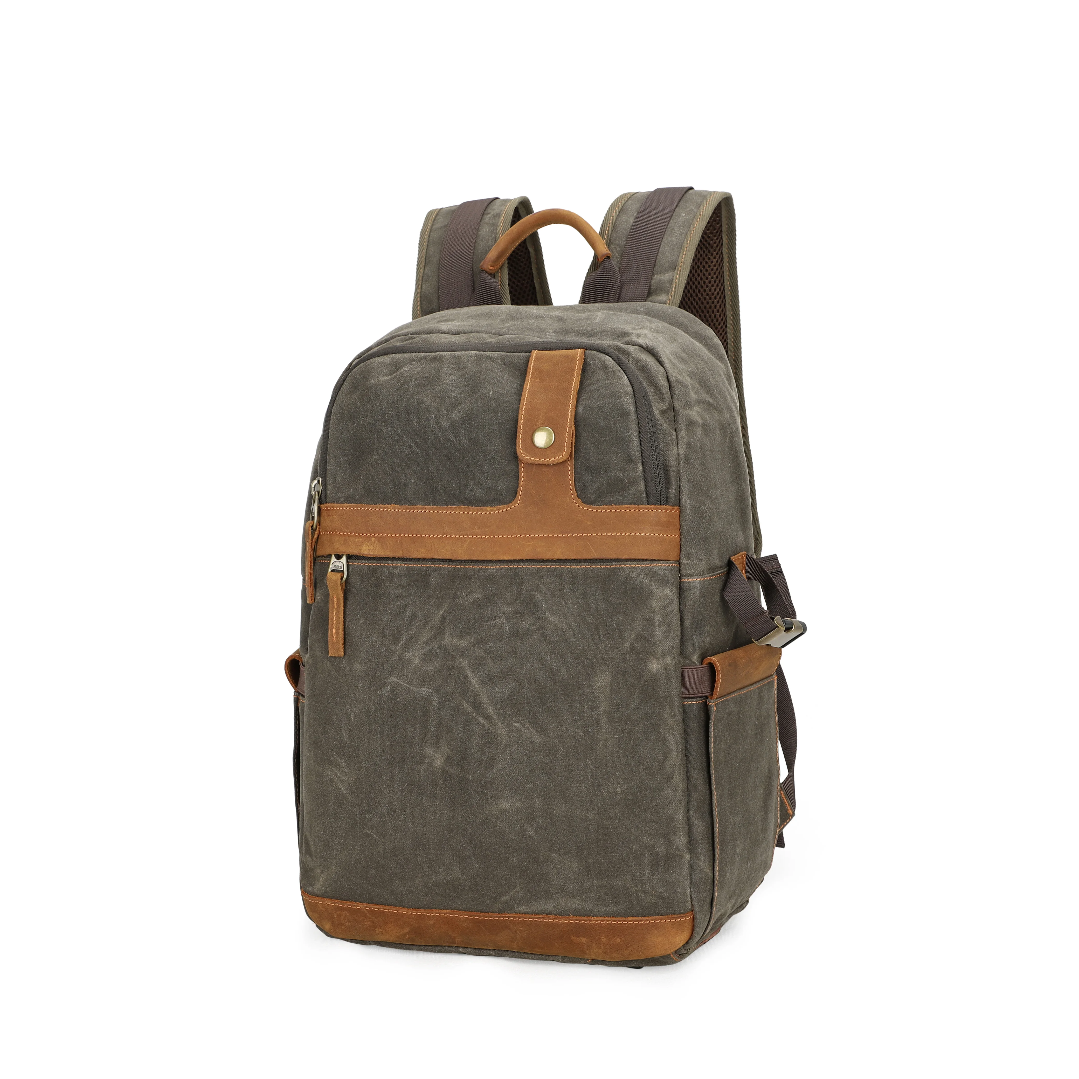 
Factory cheap price leather canvas vintage canon camera shoulder case waist camera bags for photography 