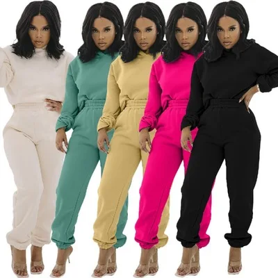

Two Piece Women Set Sport Casual Outfit Fall Clothes for Women Sweatshirt Jumper Top Sweatpants Set Women Suit Set Tracksuit