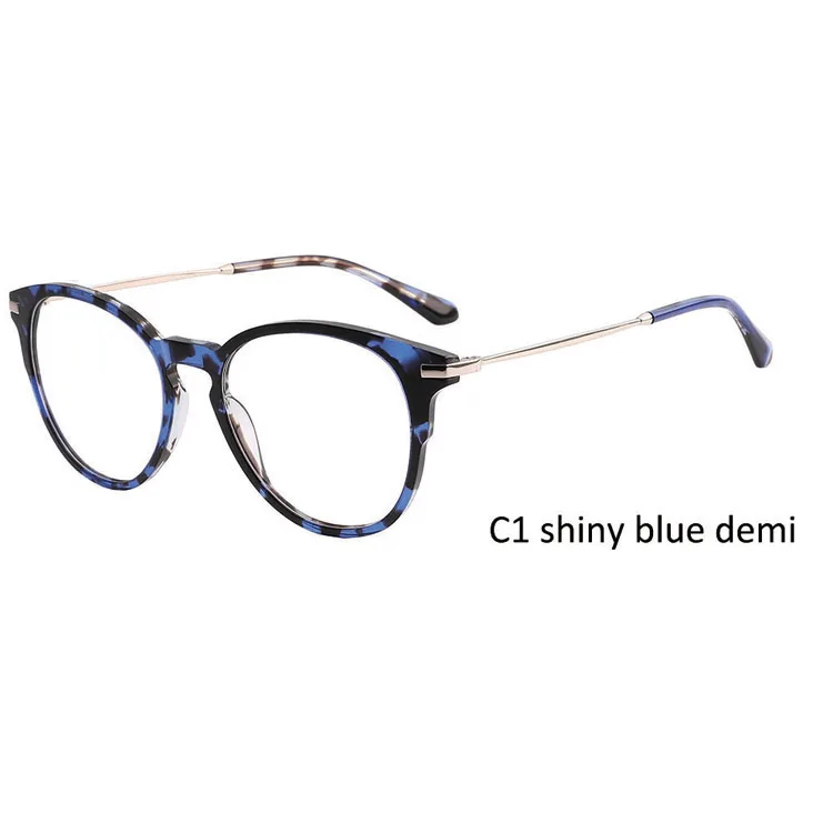 

2021 New arrival Acetate optical frame with Titanium temple frame ready to ship memory optical glasses frame