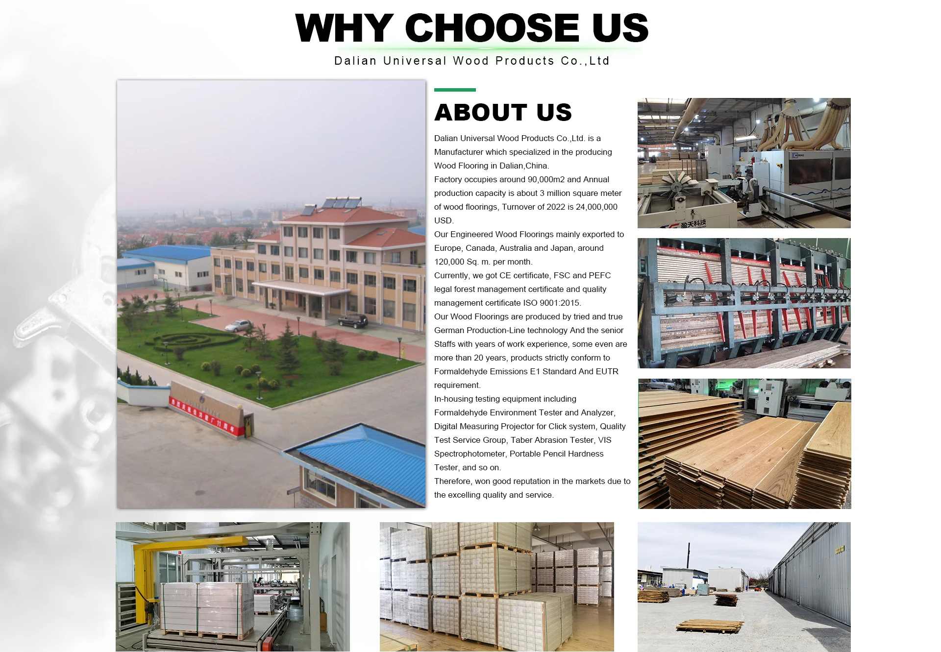 Dalian Universal Wood Products Co., Ltd.