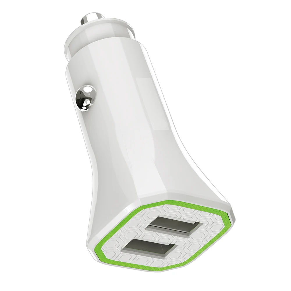 

China Factory OEM ODM KC Car Charger Travel 2 USB Charging Ports Car Charger 3.0 QC Quick Charging Car Charger