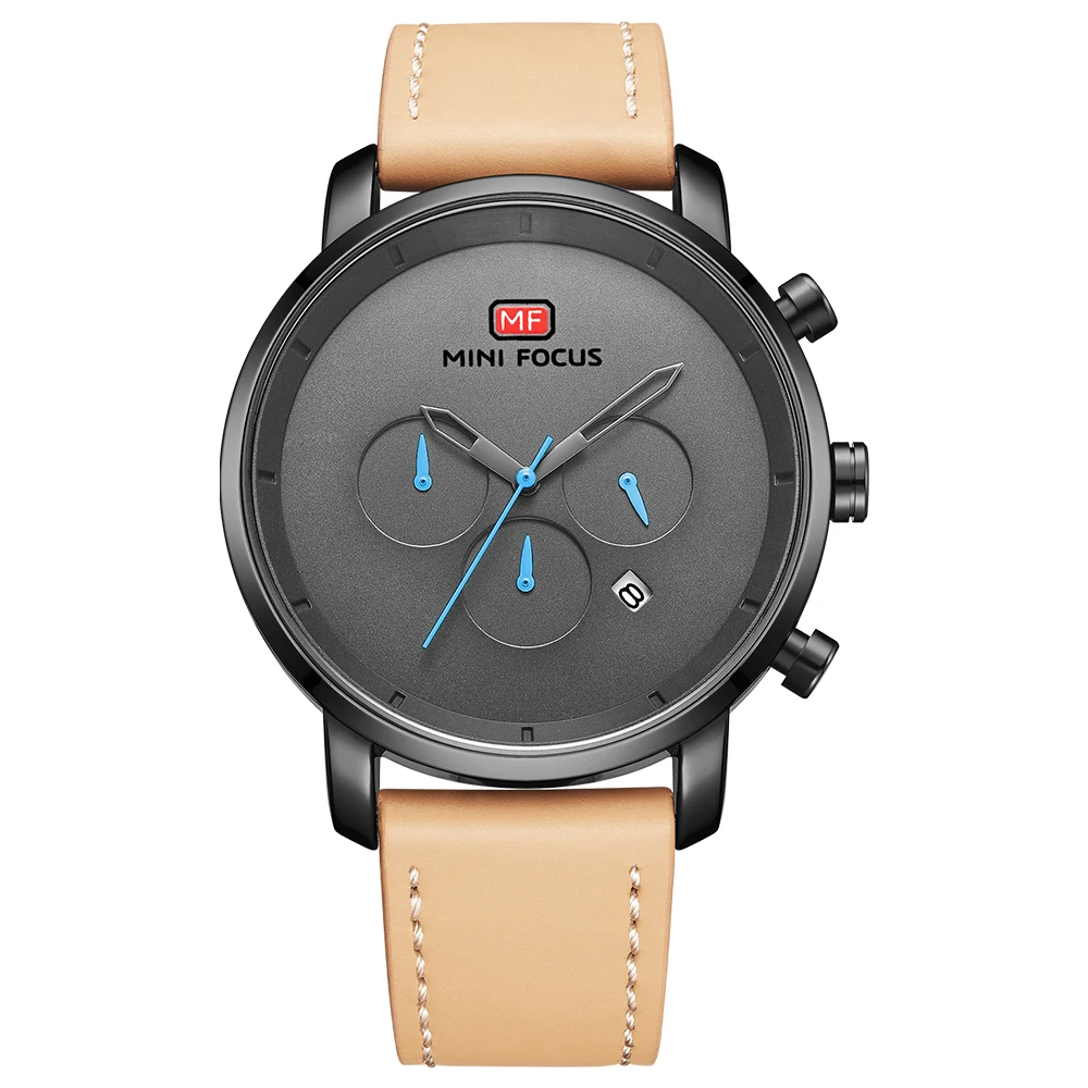 

Make your logo face mens watches in wristwatches stainless steel chronograph watch men quartz watch luxury